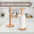 Paper Towel Holder, Cute Bird Wooden Kitchen Roll Stand Organizer Countertop Free Standing, Housewarming Gift New Home...