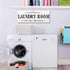 Laundry Room Decor Sign Wooden Rustic Farmhouse Family Laundry Room Wall Sign Wash Dry Fold Repeat Wall Decor Prints for Home, 16 x 6 Inches(White...
