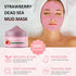 Strawberry Clay Mask for Face, Pink Clay Facial Mask Skin Care Improve Blackheads Acne Dark Spots, Deep Cleansing Face Mask Control Oil and Refini...