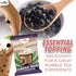 Fusion Select Tapioca Pearl - Brown Sugar Flavor Quick Cook Tapioca, DIY Boba for Boba Tea Ready in 5 Minutes, Boba pearls, Bubble Tea Pearl s, Mi...