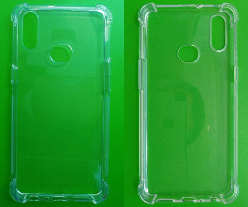 Case for Samsung Galaxy A10s / Samsung M10S Clear TPU Four Corners Cover Transparent Soft Funda...