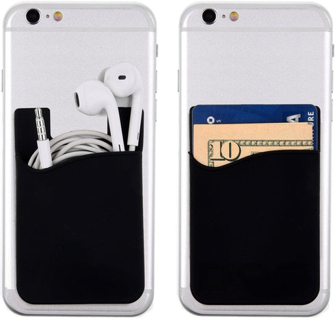 Agentwhiteusa Cell Phone Stick on Wallet (for Credit Card, Business Card & Id) compatible with iPhone, Android & Most Smartphones...