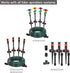 Eden DIY Garden Hose and Faucet Connector - 10-Piece Set (Model#99910), Red, Black...