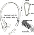 Chain for Hanging Plants, Hanging Basket Chains Replacement 4 Point 22" Heavy Duty Stainless Steel Wire to Hang Wooden Orchid Planter/Flower Pot/B...