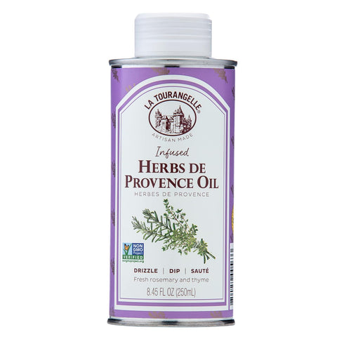 La Tourangelle Herbs De Provence Infused Sunflower Oil, High-Oleic Oil for Cooking, Vinaigrettes & Dipping Sauces, 8.45 fl oz...