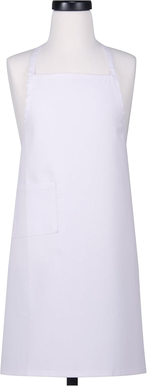 HIC Kitchen Kid’s Chef Bib Apron, Heavyweight Cotton Twill...