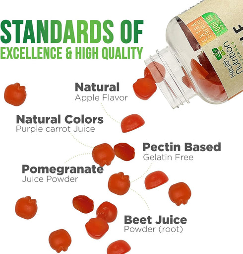 Vegan Apple Cider Vinegar Gummies | Max Strength 1000mg | ACV Supplement Gummy Vitamins for Adults, Supports Digestion, Metabolism, Natural Apple ...