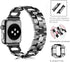 OULUCCI Compatible Apple Watch Bands For Women 2024-Series 10 42mm 41mm 40mm 38mm iwatch Series 9 8 7 6 SE 5 4 3 2 1 D-Shape Stainless Steel iWatc...