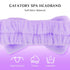 6Pcs Purple Sponge Spa Headbands for Women Wristbands Hair Scrunchies Set Makeup Headband for Facewash Skincare Soft Mother Gift with Daughter Gif...