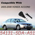 Gear Shift Shifter Knob | Compatible with 2003-2006 Honda Accord Automatic Gear Shift Lever Leather Handles | Replaces 54131-SDA-A51 54130-SDA-A84...