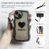 BFSD·DM Phone crossbody strap, 2× Pads,1× Leather Phone Strap,1× Phone Wrist Strap,1× Adjustable Finger Strap,Universal Crossbody Patch Phone Lany...