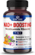 NAD+ Supplement 14,300mg with Nicotinamide Riboside NR, Trans Resveratrol, Quercetin - Support Cellular Energy, Longevity, Healthy Aging *USA made...