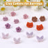 Puocaon Mini Polymer Clay Cutters - 20 Pcs Flower Cat Paw Clay Cutters for Polymer Clay Earrings Making, Monstera Sakura Clover Clay Jewelry Cutte...