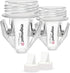 Maymom Breastmilk Storage Bag Adapters Compatible with Spectra S1, S2 Pumps ; 2 Duckbill Valves Included; Clear BPA Free Material; Boiling Water O...