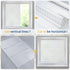 rabbitgoo Window Privacy Film, Frosted Glass Privacy Film, Window Frosting Cling for Glass, Non Adhesive Static Cling Front Door Covring, Anti-UV ...