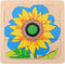 jojofuny 1 Set Wooden Multi Layered Puzzles, Life Cycle of Sunflower, Cartoon Montessori Toy DIY Puzzle Early Educational Toy for Children Kids...