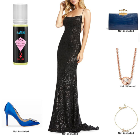 Haniel Roll On Perfume, Pheromones Perfume Oil For Women, Impression of Noir sensual Elegance Floral Fragrance, Sandazee Pheromone Oil, Golden Lur...