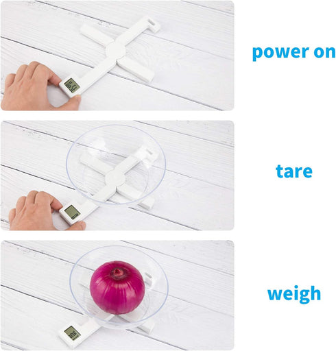 Portable Food Scale Travel Scale for Food, Small Folding Digital Kitchen Scale for Food, Collapsible Mini Pocket Scale Grams and Ounces, Perfect f...
