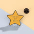 Enamel Pin, Funny Pin, Doing My Best Backpack Pins, Gold Glitter Star Cute Pins, Funny Enamel Pins, Cute Funny Pins Motivational Lapel Pin for Bac...