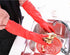 Rubber Cleaning Gloves Kitchen Dishwashing Glove 3-Pairs,Waterproof Reuseable.(Small)...