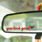 3X Hello Beautiful Car Rearview Mirror Decals Stickers, Vanity Mirror Stickers Car Waterproof Decals Window, for Women Girls - CR17 (You Look Good...