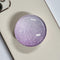 Clear Crystal Collapsible Expandiing Mobile Phone Grip Stand Holder for Smartphones and Tablets Cell Phone Accessory (Purple Glitter)...