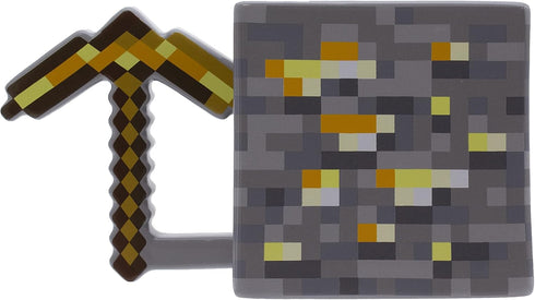 Paladone PP8776MCF Gold Pickaxe Coffee Mug | Officially Licensed Gaming Merchandise, Multicolored...