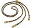 BEAULEGAN Thin Purse Chain Strap Adjustable - Replacement for Small Shoulder Crossbody Bag, 51 Inches Long Black...