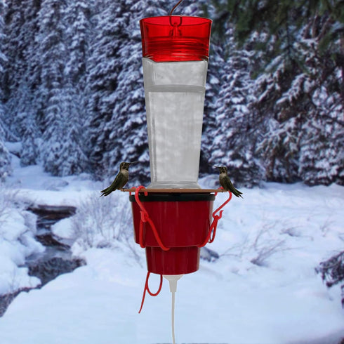 SHWORON Hummingbird Feeder Heater, Heated Feeders for Outdoors,Bird Heater Attaches to Bottom Feed Hummingbirds in Freezing Weather Winter Outdoor...