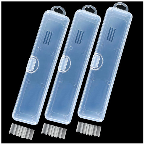 Tongue Scraper Case, Portable Tongue Scraper Travel Case?Transparent Tongue Cleaner Case?Tongue Scraper Holder...