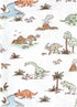 Hudson Baby Unisex Baby Cotton Flannel Burp Cloths Bundle, Dinosaur Adventures, One Size...