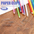 Paper Clips, 500 Pcs Assorted-Size Paperclips, Premium Paper Clip, Silver Paper Clips Large Medium and Small, Rustproof Metal Paper Clips for Offi...