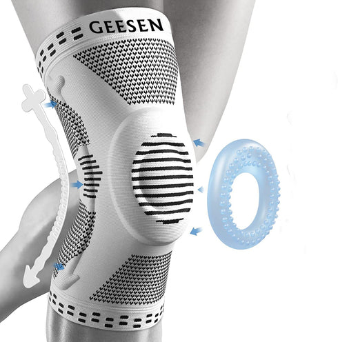 GEESEN Professional Knee Brace, Knee Support Bandage for Pain Relief, Medical Knee Pad for Running, Workout, Arthritis, Joint Recovery for Men Wom...