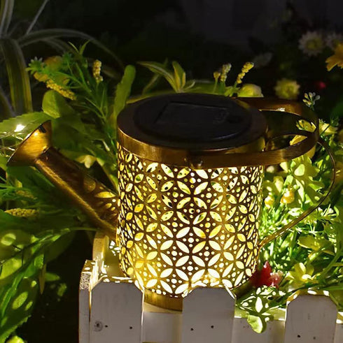 Solar Watering Can Lights,Solar LED Lantern Outdoor Light, Hanging Waterproof Outdoor Shower Garden Lights, Solar Lanterns for The Garden Pathway ...