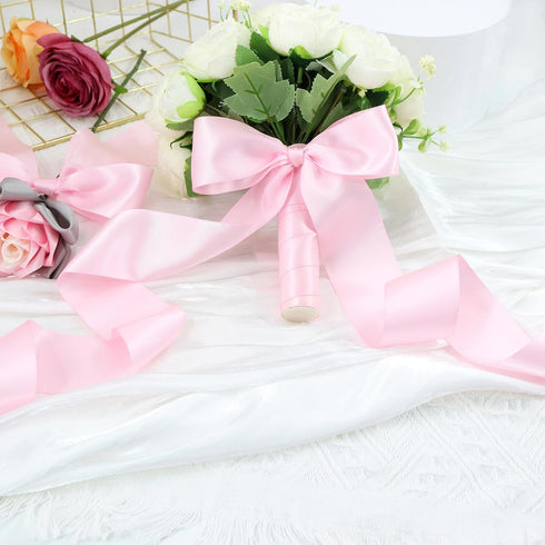 1-1/2 Inch Wide Solid Color Double Sided Polyester Satin Ribbon 20 Colors X 2 Yard Each Total 40 Yds Per Package...