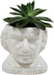 The Unemployed Philosophers Guild Albert Einstein Bust Ceramic Planter...
