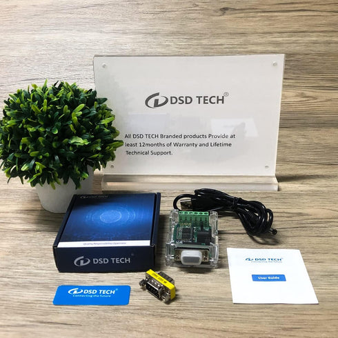 DSD TECH SH-B35 RS485 RS232 to Bluetooth 2.0 Adapter Support Android and Windows...