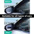 Car Rearview Mirror Waterproof Film - 6 Pieces Side Mirror Film Anti Fog Film for Car Rainproof Mirror Window Film Transparent Nano-Coated Protect...