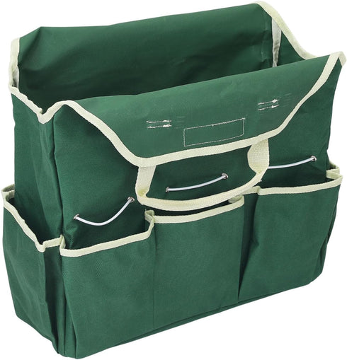 Garden Tool Bag 14.6" x 5.5" x 16.5" Large Oxford Waterproof with Pockets Garden Tote Bag Gardening Plant Tool Organizer Storage Carrier Store for...