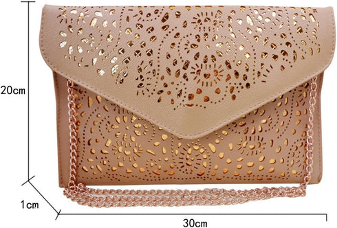 Mily Glitter Sequins Envelop Clutch Tote Shoulder Bag Handbag...