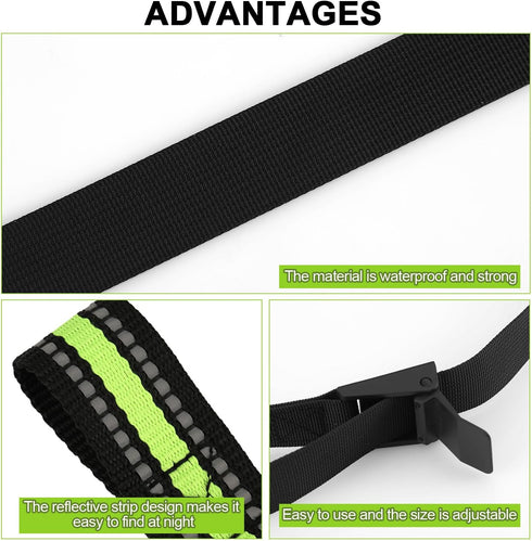 Bung Wrench Holder, Adjustable Wrench Fixing Strap Polyester Barrel Wrench Holder with Hook Waterproof Drum Wrench Holder Suitable for 30-55 Gallo...