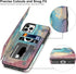 LETO for iPhone 13 Pro Max Case,Luxury Flip Folio Leather Wallet Cover with Fashion Designs for Girls Women,Card Slots Protective Phone Shell 6.7"...