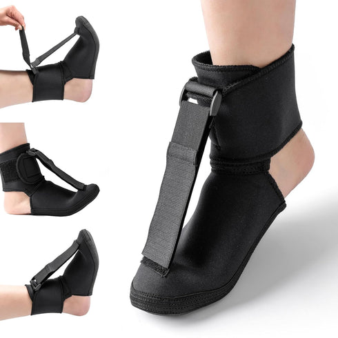 Plantar Fasciitis Night Splint Sock, Gentle Foot Support for Pain Relief and Healing, Sleeping, Achilles Tendonitis, Foot Drop, Heel Pain (Medium)...