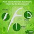Premium Floss Picks (100 Count), Unflavored Biodegradable Individually Wrapped Dental Floss Picks, Ideal for Traveling | White | Vegan | BPA Free...