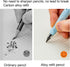 Everlasting Pencils,Inkless Pencil Set(8Pcs Everlasting Pencils with Eraser+8 Pcs Replaceable Nibs)...
