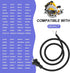 33007298 Power Cord 10FT for DeWalt DW100 DW101 DW120K D26453 DW130 DW236 DW400 etc Drill Shearer Polisher Electric Tools Replacemnt Cord 2 Wire 1...