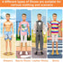 Ecore Fun 11 Items 11.5 Inch Boy Doll Clothes and Shoes - 5 Sets Fashion Casual Wear Clothes Outfit 2 Swimwear 4 Pairs Shoes for 12 inch boy Doll ...