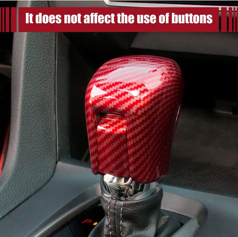 1 PC Car Gear Shift Knob Cover, ABS Arc Automatic Transmission Lever Cap Replacements, Automotive Decorative Accessories Compatible with 10th Civi...