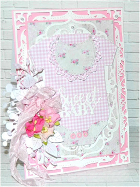 Baby Clothes Metal Die Cuts,Cutting Dies for Card Making Clearance,Embossing Dies for Scrapbooking, DIY Album Paper Cards Art Craft Decoration...