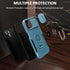 Case for 15 Plus Phone Case with Camera Cover and Kickstand Heavy Duty Protection 15 Plus Phone Case Cover for iPhone 15 Plus -Blue...
